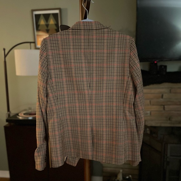 Women’s Banana Republic Double-Breasted Plaid Blazer - Picture 2 of 8